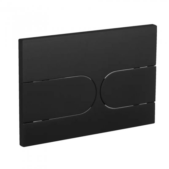 Панель смыва Koer KT-0604-05 240x160x10mm пластиковая, кнопка закругленная (KR5324)