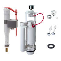 Комплект арматуры Koer KT-0301-1/2" (спускная 2-х + наполняющая с универс. подключением) (KR5058)