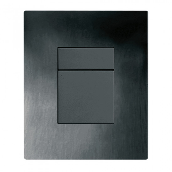 Панель змиву пластикова Koer KT-0607-05 157x198x3mm, кнопка квадратна (KR5346)