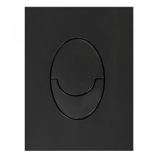 Панель смыва пластиковая Koer KT-0606-05 157x198x3mm, кнопка закругленная (KR5343)