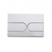 Панель змиву Koer KT-0604-01 240x160x10mm пластикова, кнопка закруглена (KR5323)