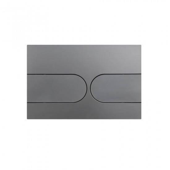 Панель смыва Koer KT-0604-07 240x160x10mm пластиковая, кнопка округлая (KR5325)