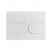 Панель смыва Koer KT-0604-03 240x160x10mm пластиковая, кнопка закругленная (KR5322)