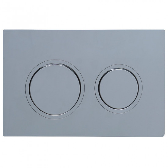 Панель змиву Koer KT-0605-01 220x140x12mm пластикова, кнопка кругла (KR5317)