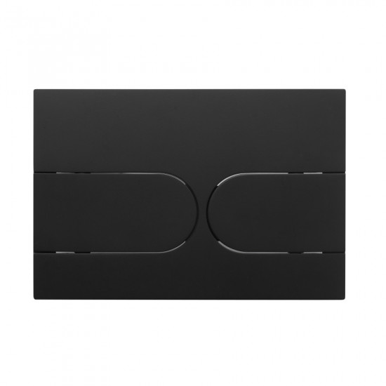 Панель смыва Koer KT-0604-05 240x160x10mm пластиковая, кнопка закругленная (KR5324)