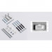 Комплект установки для унитаза Koer KT-0502-01 (с пан. слива KT-0602-01 Хром + звукоиз.) (KR51