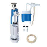 Комплект посилених арматур Mixxus AK-01-B: спускна 1-реж. + наповнювальна з боковим підведенням (MI