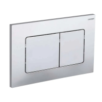 Панель смыва KOER KT-0602-01 пластиковая, кнопка квадратная (KR5178)