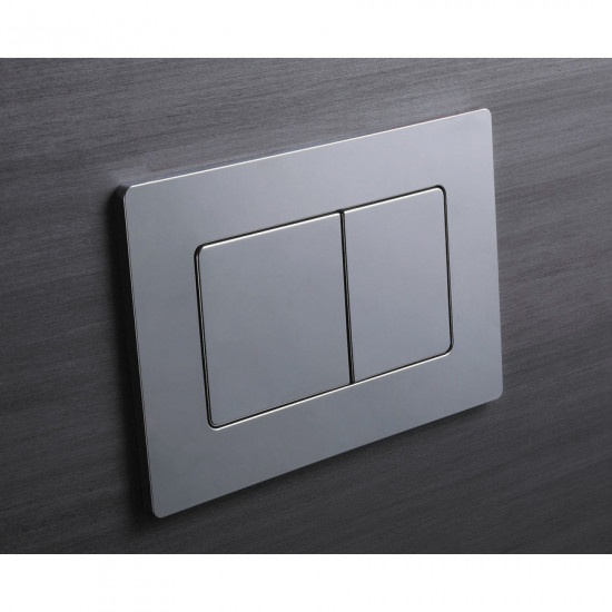 Панель змиву KOER KT-0602-01 пластикова, кнопка квадратна (KR5178)