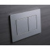 Панель змиву KOER KT-0602-01 пластикова, кнопка квадратна (KR5178)