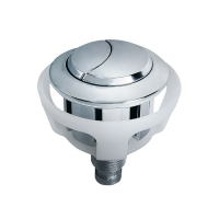 Кнопка спуска воды Koer KT-1403 для пневматического сливного клапана двойная для KT-0201 (цвет хром