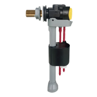 Арматура наповнювальна Koer KT-0107-3/8" з боковим підведенням та латунним різьбленням 3/8" (KR5832