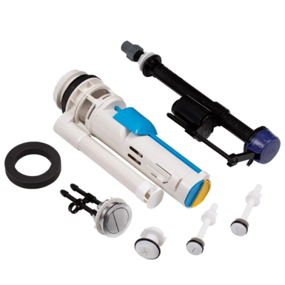 Комплект арматури Mixxus Premium BUTTON-1802-1/2" спускна 2-х кнопочна+наповнювальна з нижн.підкл.,