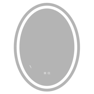 Дзеркало Zerix Fusion MV01-60x80-REVERSE з LED Touch, Anti-fog, димером, регулятором яскравості (ZX6068)