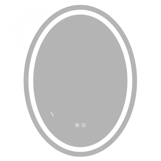 Дзеркало Zerix Fusion MV01-60x80-REVERSE з LED Touch, Anti-fog, димером, регулятором яскравості (ZX6068)