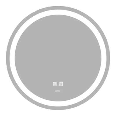 Дзеркало Zerix Solo MC01-60 з LED Touch, Anti-fog, димером, регулятором яскравості (ZX6063)
