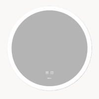 Зеркало Zerix Solo MC02-80 с LED Touch, Anti-fog, димером, регулятором яркости (ZX6066)
