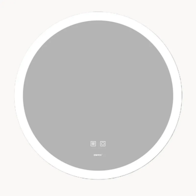 Дзеркало Zerix Solo MC02-80 з LED Touch, Anti-fog, димером, регулятором яскравості (ZX6066)