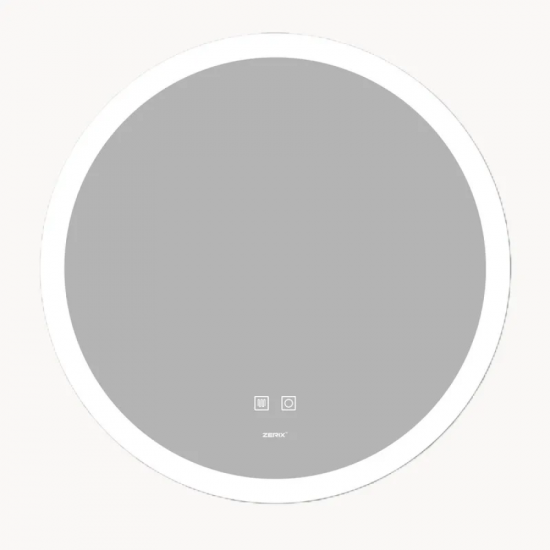 Дзеркало Zerix Solo MC02-80 з LED Touch, Anti-fog, димером, регулятором яскравості (ZX6066)