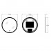 Дзеркало Zerix Solo MC02-80 з LED Touch, Anti-fog, димером, регулятором яскравості (ZX6066)
