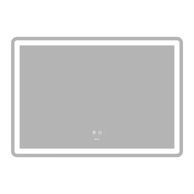 Дзеркало Zerix Mirra MR05-100x70 з LED Touch, Anti-fog, димером, регулятором яскравості (ZX6060)