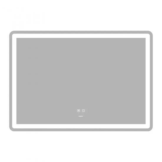 Дзеркало Zerix Mirra MR05-100x70 з LED Touch, Anti-fog, димером, регулятором яскравості (ZX6060)