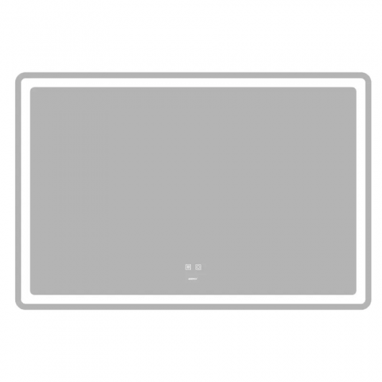 Дзеркало Zerix Mirra MR05-120x80 з LED Touch, Anti-fog, димером, регулятором яскравості (ZX6061)