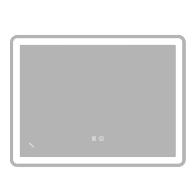 Дзеркало Zerix Mirra MR05-70x50-REVERSE з LED Touch, Anti-fog, димером, регулятором яскравості (ZX6055)