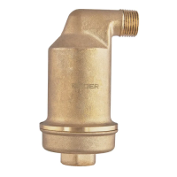Воздушный клапан автоматический Koer KR.1247-15 - 1/2"F латунь (KR5855)