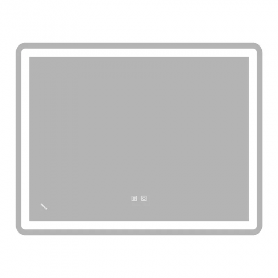 Дзеркало Zerix Mirra MR05-90x70-REVERSE з LED Touch, Anti-fog, димером, регулятором яскравості (ZX6059)