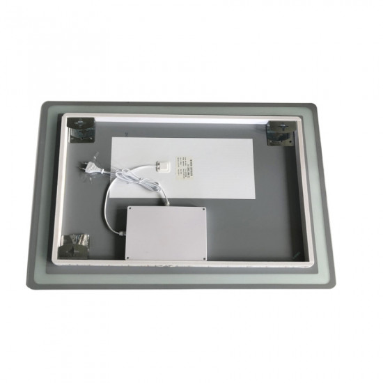 Дзеркало Zerix Mirra MR05-90x70-REVERSE з LED Touch, Anti-fog, димером, регулятором яскравості (ZX6059)