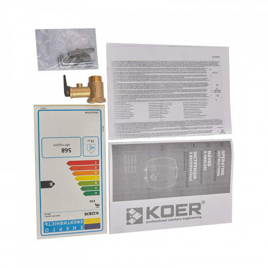 Водонагрівач "Під мийку" Koer KWH.E05-15VWU накопичувальний 15 л, мокрий тен 1,5 kW (EK0106)