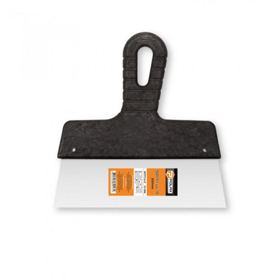 Шпатель Polax з нержавіючої сталі для шпаклівки 200 мм (111-052)