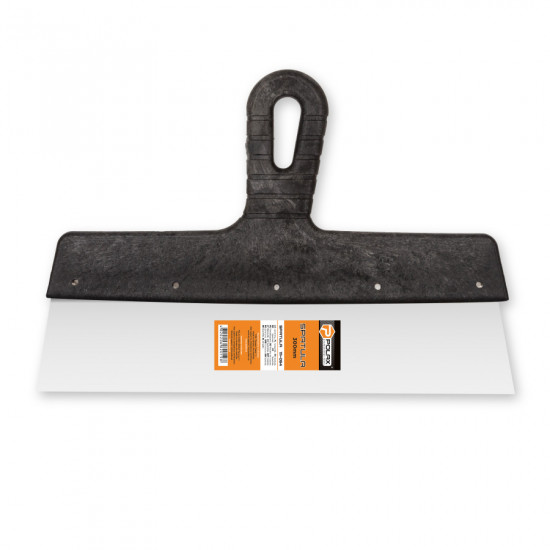 Шпатель Polax з нержавіючої сталі для шпаклівки 300 мм (111-054)