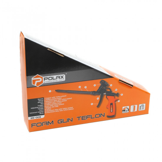 Пістолет для піни тефлонове покриття Profi Polax (26-009)
