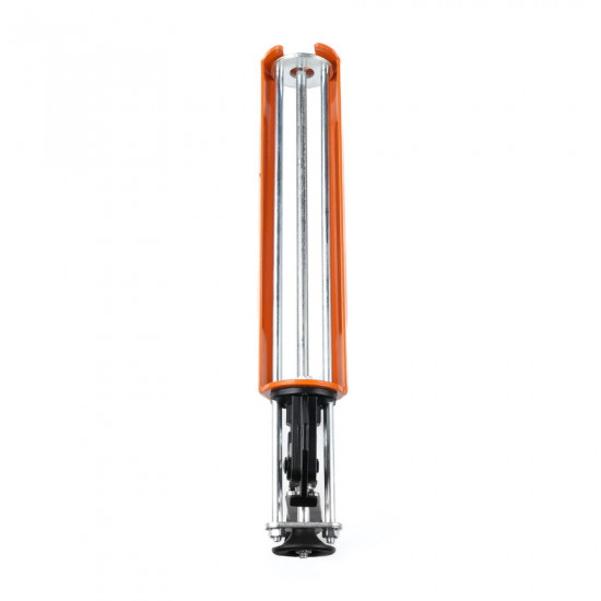 Пістолет для герметика Polax каркасний, посилений 3-штоковий, 25 натискань (26-013)