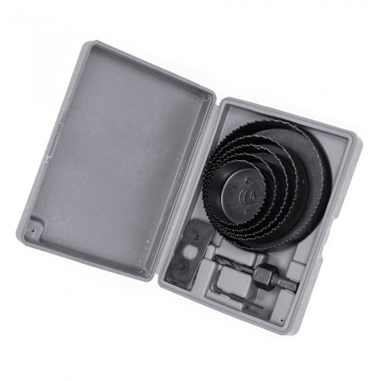 Набір корончастих фрез по дереву та гіпсокартону Polax 5 од. (41-001)