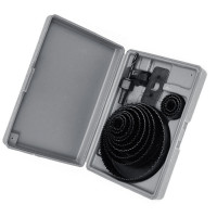 Набір корончастих фрез по дереву та гіпсокартону Polax 12 од. (41-003)