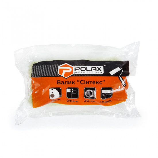 Валик "Сінтекс" 6х30х100 мм Polax (16-003)