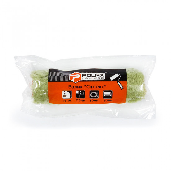 Валик "Синтекс" 6х30х150 мм Polax (16-004)