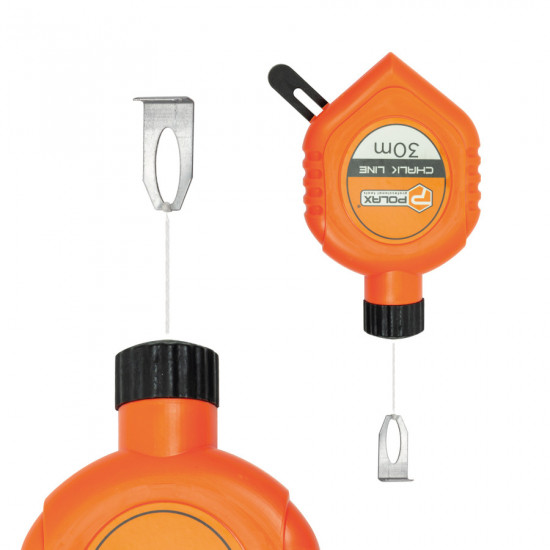 Шнур Polax розмічальний відбивний тросування 30 м (30-002) Шнур Polax розмічальний відбивний тросування 30 м (30-002)