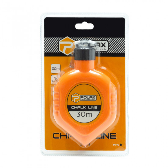 Шнур Polax розмічальний відбивний тросування 30 м (30-002) Шнур Polax розмічальний відбивний тросування 30 м (30-002)
