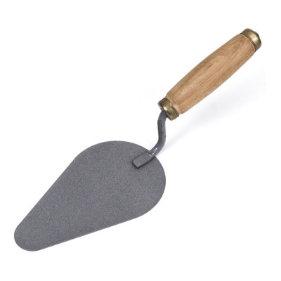 Кельма пічника Polax будівельна ударна, металева з дерев\'яною ручкою (100-023) Кельма пічника Polax будівельна ударна, металева з дерев\'яною ручкою (100-023)