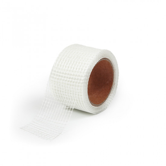 Стрічка серп\'янка Polax самоклеюча скловолоконна для стиків 45 мм х 10 м (100-146)