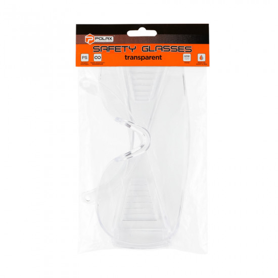 Окуляри захисні "Економ" Polax прозорі з полістиролу (100-434)
