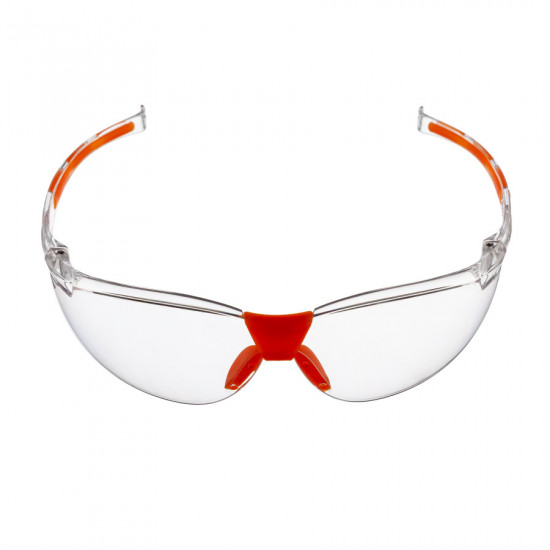 Окуляри захисні прозорі Polax з полікарбонатними лінзами та накладною для носа (53-055)