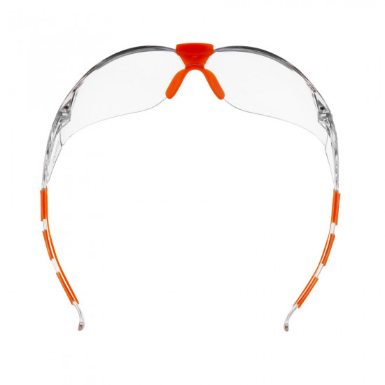 Окуляри захисні прозорі Polax з полікарбонатними лінзами та накладною для носа (53-055)