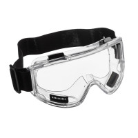 Окуляри захисні прозорі Polax закритого типу з полікарбонатними лінзами (53-051)
