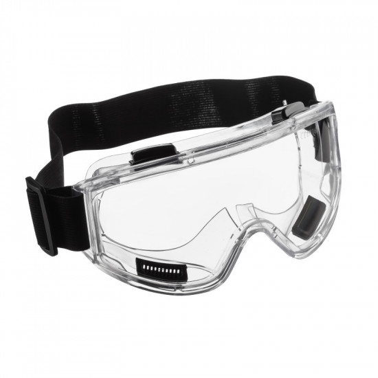 Очки защитные прозрачные Polax закрытого типа с поликарбонатными линзами (53-051)