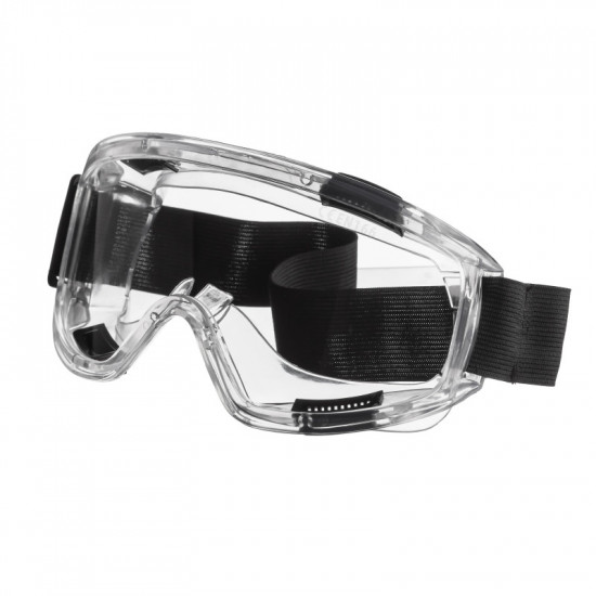 Очки защитные прозрачные Polax закрытого типа с поликарбонатными линзами (53-051)
